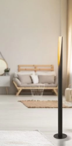 EGLO BARBOTTO LED Stehleuchte Schwarz, Gold GU10 -Lichtwelt Verkauf 97584 120 02 v01