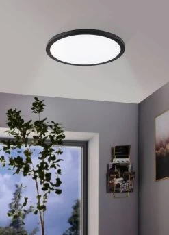 EGLO FUEVA FLEX LED Einbauleuchte Schwarz, Weiß 2800lm 3000K 22,5cm -Lichtwelt Verkauf 98867 ambient 0001