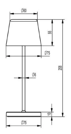 Deko Light Akku Tischlampe Canis Mini Blau Dimmbar Mit Ladesockel 2200/3000K IP65 -Lichtwelt Verkauf akkulampe canis mini tz 1 1