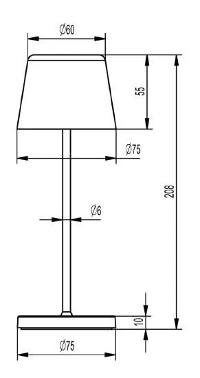Deko Light Akku Tischlampe Canis Mini Terracotta Dimmbar Mit Ladesockel 2200/3000K IP65 5 Deko Light Akku Tischlampe Canis Mini Terracotta Dimmbar Mit Ladesockel 2200/3000K IP65 – Bild 3