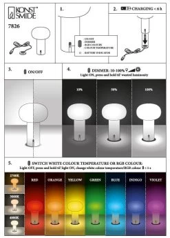 KONSTSMIDE Antibes Akku Tischleuchte IP54 Schwarz Dimmbar 2700/3000/4000K+RGB 25 KONSTSMIDE Antibes Akku Tischleuchte IP54 Schwarz Dimmbar 2700/3000/4000K+RGB -Lichtwelt Verkauf antibes ba