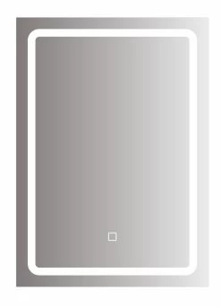 Bhp Spiegel Mit LED Beleuchtung Rechteckig, 5mm, 50x70cm, 220-240V, 3000/6500K