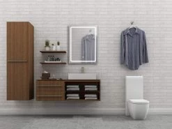 Bhp Spiegel Mit LED Beleuchtung Rechteckig, 5mm, 50x70cm, 220-240V, 3000/6500K -Lichtwelt Verkauf b991970 am 1080x1080