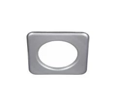 Bioledex LURIGA Wechselbare Blende Quadratisch Silberfarbe