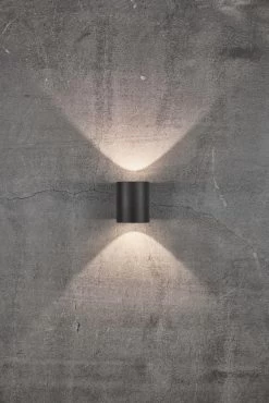 LED Wandaußenleuchte Up Down Seaside Schwarz Nordlux Canto 2 2x A 6W 500lm 3000K -Lichtwelt Verkauf canto 2 49701203 4