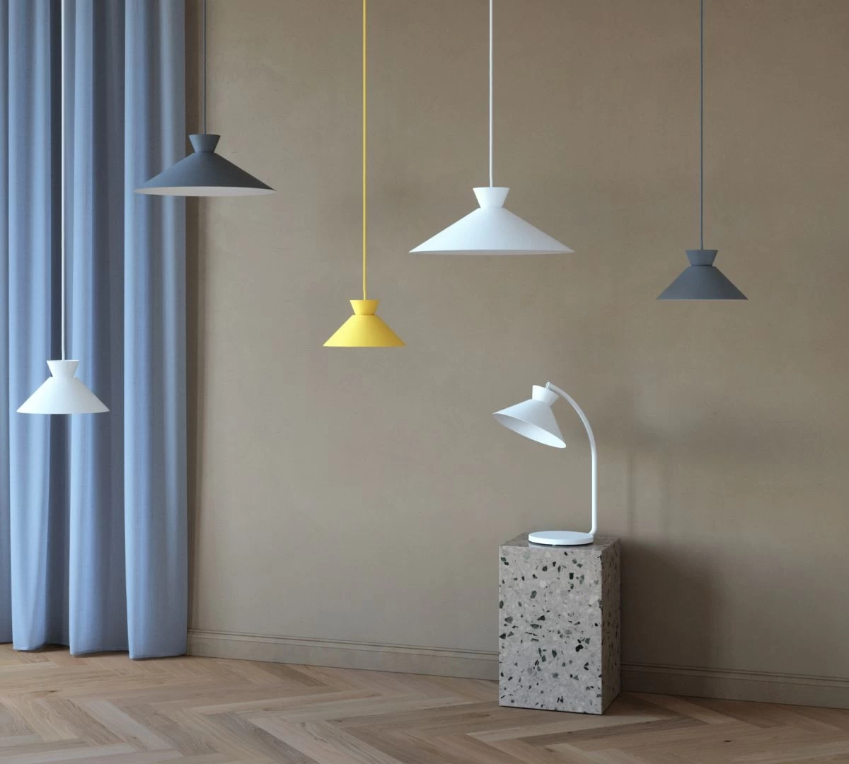 Nordlux Dial 25 Pendelleuchte Grau E27 IP20 7 Nordlux Dial 25 Pendelleuchte Grau E27 IP20 – Bild 5