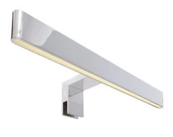 Deko Light Spiegel Line I Spiegelleuchte LED Silber, Weiß IP44 380lm 3000K >80 Ra 120° Modern