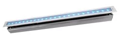 Deko Light Line VI RGB Bodeneinbaustrahler Außen LED Silber IP67 700lm 102,5x6,8cm