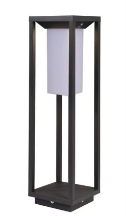 Deko Light Samas LED Solar Laterne 500mm, Dunkelgrau