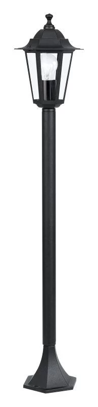 EGLO LATERNA 4 Außen Wegeleuchte, 1x E27, IP44, Schwarz, 22144