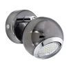 EGLO BIMEDA LED Wandspot, 1-flg. GU10 Nickel-nero, Chrom 2 EGLO BIMEDA LED Wandspot, 1-flg. GU10 Nickel-nero, Chrom -Lichtwelt Verkauf eglo31005