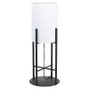 EGLO GLASTONBURY Textil Tischleuchte Schwarz, Weiß E27 20,5x56,5cm Mit Kabelschalter -Lichtwelt Verkauf eglo43143