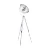 EGLO Vintage COVALEDA Retro Stehlampe E27 Weiss, Chrom, Silber 2 EGLO Vintage COVALEDA Retro Stehlampe E27 Weiss, Chrom, Silber -Lichtwelt Verkauf eglo49877