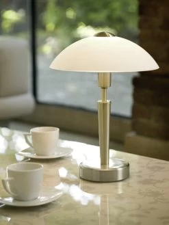 EGLO SOLO 1 Tischleuchte Mit Touchdimmer E14 Messing-matt -Lichtwelt Verkauf eglo87254 1