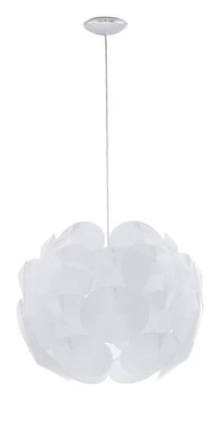 EGLO LIVASO Hängeleuchte E27 Nickel-matt, Glitzerfolie