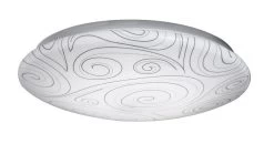 EGLO COMPETA LED Wand & Deckenleuchte, Dekor Kreise, Weiss