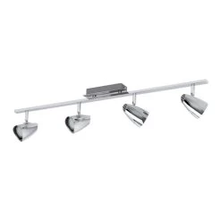 EGLO CORBERA LED Spotbalken, 4-flg. GU10 Chrom