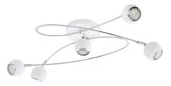 EGLO LOCANDA LED Deckenleuchte GU10 Weiss, Chrom
