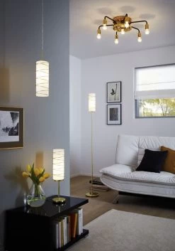 EGLO TARRAGONA Pendelleuchte, 1-flg., E27, Weiss, Messing -Lichtwelt Verkauf eglo95308 1