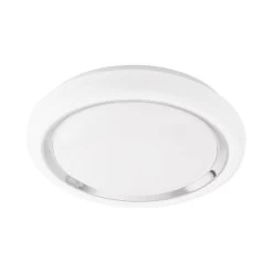EGLO CAPASSO LED Deckenleuchte Ø340, 1-flg., Weiss, Chrom