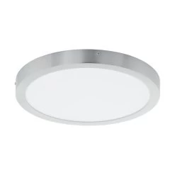LED Deckenleuchte Rund EGLO FUEVA 1 Silber 400mm 4000K