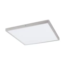 LED Deckenleuchte Eckig EGLO FUEVA 1 Silber 500x500mm 3000K