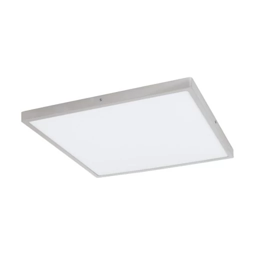 LED Deckenleuchte Eckig EGLO FUEVA 1 Silber 500x500mm 4000K -Lichtwelt Verkauf eglo97278