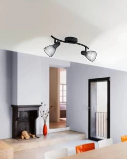 EGLO CAROVIGNO Deckenstrahler Schwarz 2x E14 36,5x15cm Dimmbar 5 EGLO CAROVIGNO Deckenstrahler Schwarz 2x E14 36,5x15cm Dimmbar -Lichtwelt Verkauf eglo98622 1