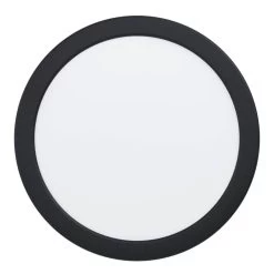 EGLO FUEVA 5 LED Einbauleuchte Schwarz Rund 216mm 2000lm 4000K