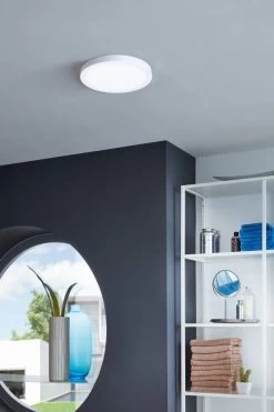 EGLO FUEVA 5 LED Aufbauleuchte Weiss Rund 210mm 1800lm 3000K -Lichtwelt Verkauf eglo99216 1