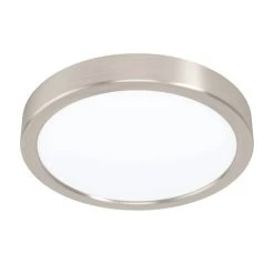 EGLO FUEVA 5 LED Aufbauleuchte Nickel-matt Rund 210mm 1800lm 3000K