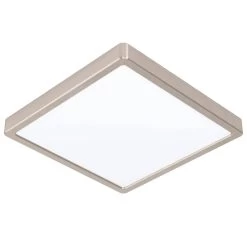 EGLO FUEVA 5 LED Aufbauleuchte Nickel-matt Eckig 285mm 2500lm 4000K