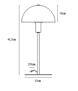 Tischlampe Schwarz-weiss Nordlux Ellen 20 E14 Mit Kabelschalter 8 Tischlampe Schwarz-weiss Nordlux Ellen 20 E14 Mit Kabelschalter – Bild 6