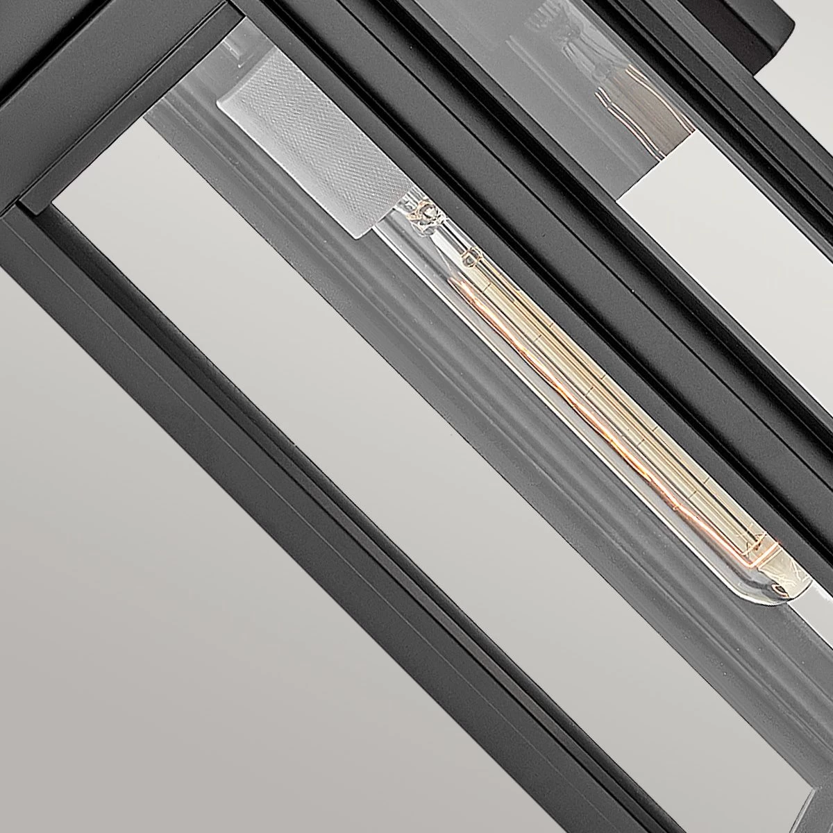 Elstead Sag Harbor Außenwandleuchte Schwarz E27 IP44 140x190x413mm Dimmbar 4 Elstead Sag Harbor Außenwandleuchte Schwarz E27 IP44 140x190x413mm Dimmbar – Bild 2