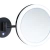 Smedbo Outline Kosmetikspiegel Schwarz Mit Dual LED-Beleuchtung PMMA Rund FK485EBP -Lichtwelt Verkauf fk485ebp