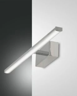 LED Spiegelleuchte Chrom Fabas Luce Nala 500mm 900lm 3000K