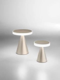 LED Tischlampe Gold Matt Fabas Luce Neutra 270mm 1080lm Touchdimmer -Lichtwelt Verkauf fl3386 35 225 1