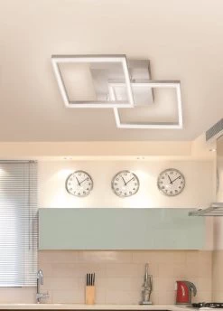 LED Deckenlampe Weiß Fabas Luce Bard 3510lm 450mm Dimmbar -Lichtwelt Verkauf fl3394 22 102 6