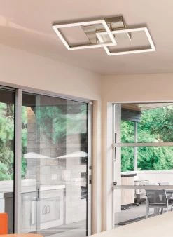 LED Deckenlampe Gold Edelmatt Fabas Luce Bard 3510lm 450mm Dimmbar -Lichtwelt Verkauf fl3394 22 225 6