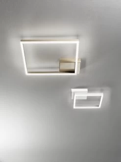 LED Deckenlampe Gold Edelmatt Fabas Luce Bard 3510lm 420mm Dimmbar -Lichtwelt Verkauf fl3394 61 225 1