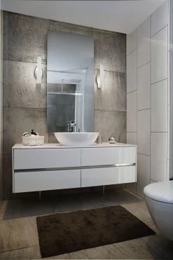 LED Spiegelleuchte Weiß Fabas Luce Levanto 630lm 3000K -Lichtwelt Verkauf fl3435 21 102 6