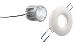 LED Einbaustrahler Weiß Fabas Luce Sigma 800lm 3000K Schwenkbar Eckig -Lichtwelt Verkauf fl3445 72 345 2