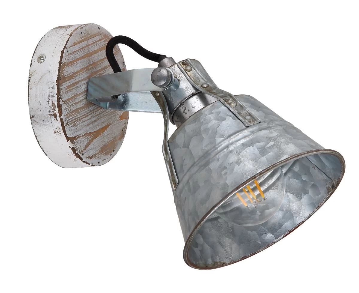 Globo Günther I Wandstrahler Weiß, Gold Patiniert E27 Dimmbar X14x18cm 8 Globo Günther I Wandstrahler Weiß, Gold Patiniert E27 Dimmbar X14x18cm – Bild 6