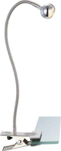 Globo SERPENT Klemmstrahler Nickel Matt, 1xLED