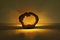 LED Solarleuchte Baumstamm Mit Loch Kunststoff Braun 20xLED Von Globo -Lichtwelt Verkauf globo36518 am