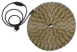 Globo LIGHT TUBE LED Lichtschlauch Warmweiß 18m IP44 864lm 2600K Kunststoff Klar 432xLED