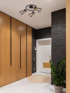 Globo Purra Deckenstrahler Schwarz, Gold 3x E14 Dimmbar 25x22cm 13 Globo Purra Deckenstrahler Schwarz, Gold 3x E14 Dimmbar 25x22cm -Lichtwelt Verkauf globo54814 3 5