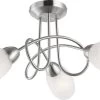 Globo MITIS Deckenleuchte Nickel Matt, 3xE14 2 Globo MITIS Deckenleuchte Nickel Matt, 3xE14 -Lichtwelt Verkauf globo63170 3