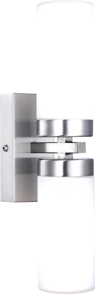 Globo SPACE Wandleuchte Nickel Matt, 2xE14 4 Globo SPACE Wandleuchte Nickel Matt, 2xE14 – Bild 2