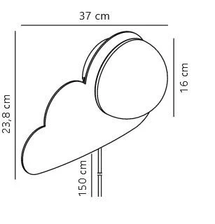 Nordlux Skyku Cloud Kinderlampe Weiss E14 IP20 7 Nordlux Skyku Cloud Kinderlampe Weiss E14 IP20 – Bild 5